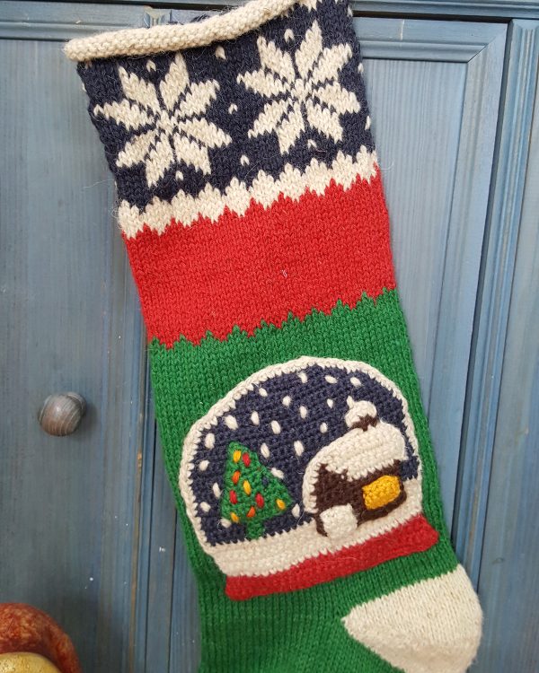 Christmas Stockings with Snowball