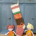 Handmade Christmas Stockings Set of Two