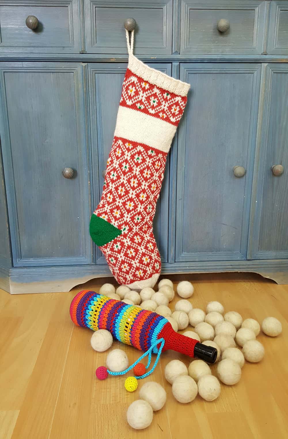 Handmade Christmas Stocking, Fair-Trade with option to add s custom name