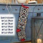 Jacquard Knit Holiday Stocking