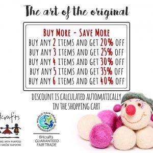 Quantity discount chart offering up to 40% off for bulk purchases.
