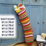 Striped Christmas Stockings