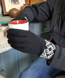 Black gloves