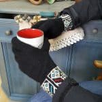 Gloves with Traditional Patterns