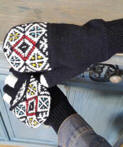 Fingerless Gloves with Flaps
