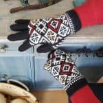 Gloves with Traditional Patterns