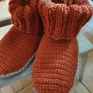 Slipper Socks with Leather Sole