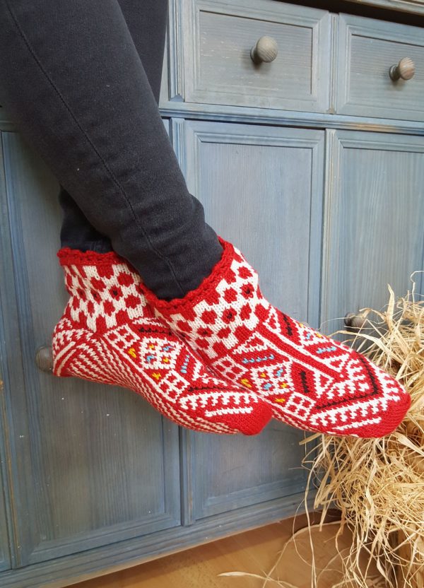 Red Slipper Socks