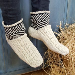 White Slipper Socks