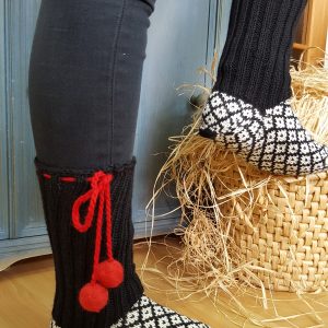 Black Slipper Socks
