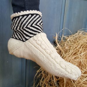 White Slipper Socks