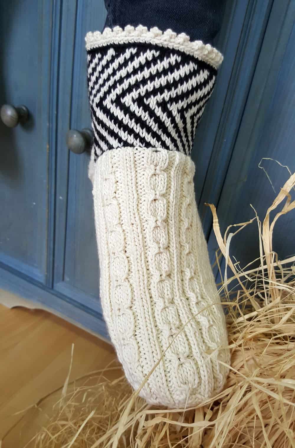 White Slipper Socks