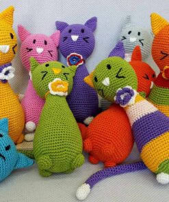 crochet cat toy