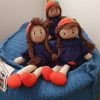 knitted stuffed dolls