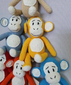 Alternative view of Crochet Monkeys