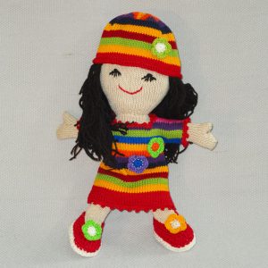 Colorful Knit Doll