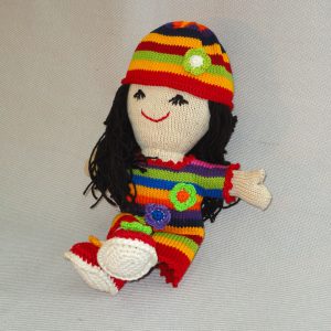 Knit Rainbow Doll