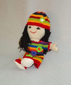 Knit Rainbow Doll