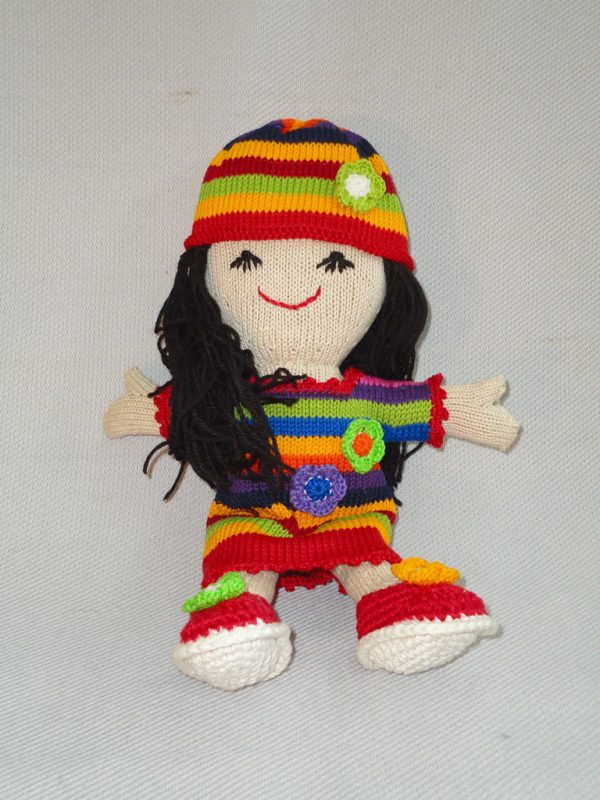 Rainbow Stuffed Doll