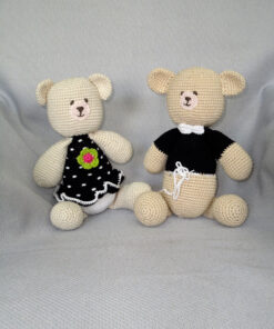 black teddy bear toys