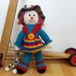 Knitted doll Alica