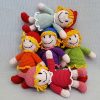 Colorful stuffed dolls