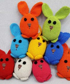 white crochet bunny rabbit toy