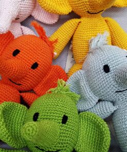 Alternative view of Crochet Elephants