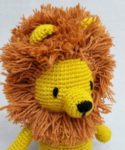 fair trade stuffed animal lion toy