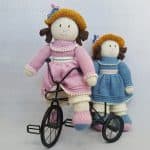 Knitted doll Ema