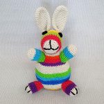 Crocheted Colorful Bunny