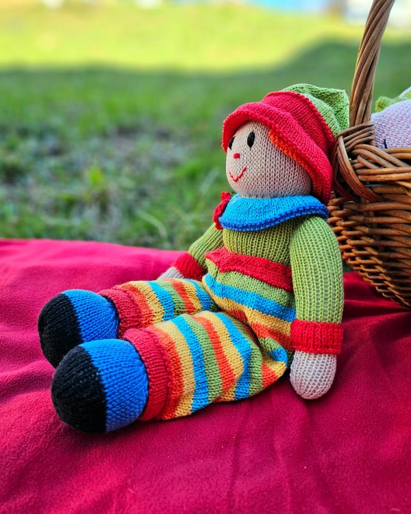 Knitted Toy – Clown Momo - Image 2