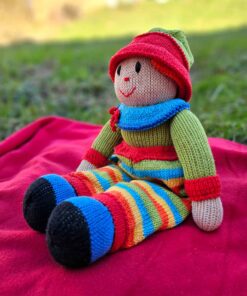 Knitted Toy – Clown Momo
