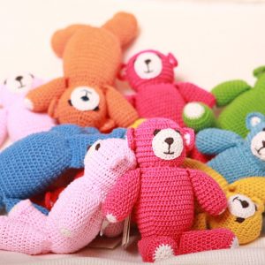 Alternative view of Brundo the Crochet Teddy Bear