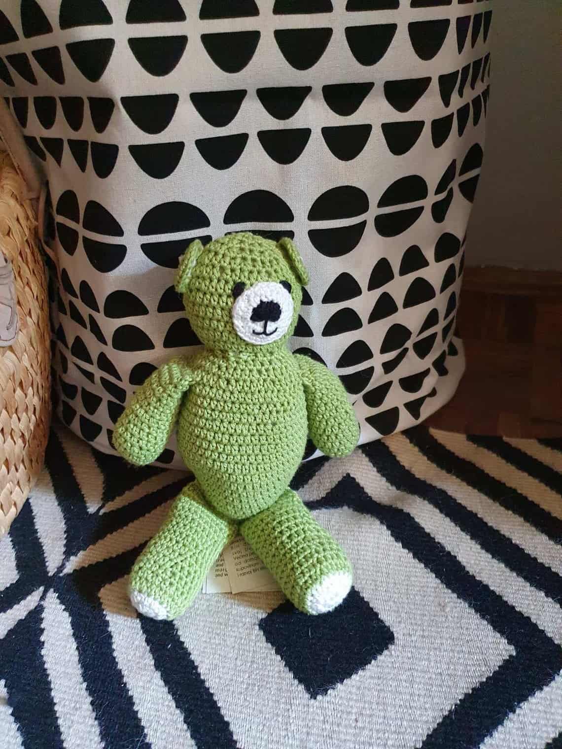 Brundo the Crochet Teddy Bear - Image 3