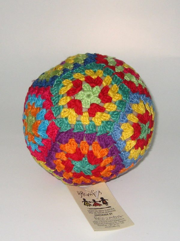 crochet colorful ball