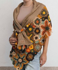 Alternative view of Starfish wrap/scarf