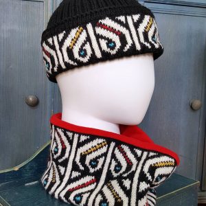 knitted cold weather beanie