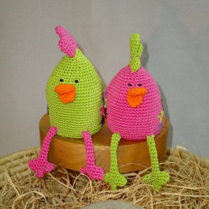Crochet Chicken Toy