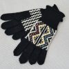 jacquard knit winter gloves