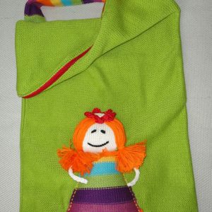 Rainbow straps shoulder bag