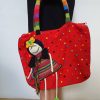 Red Knit Handbag