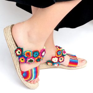 fair trade crochet slippers