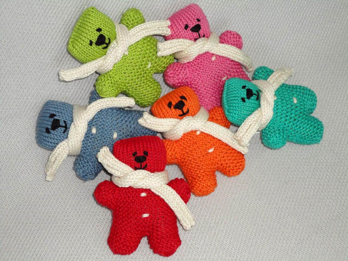 crochet amigurumi teddy bear