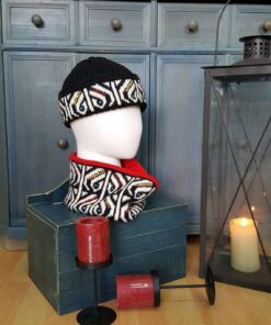 fair trade unisex winter circle scarf