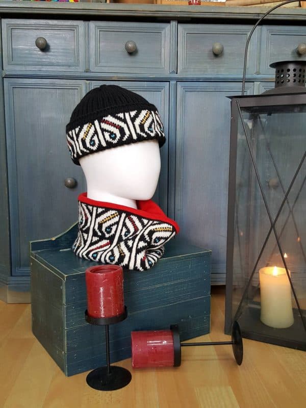 fair trade unisex winter circle scarf