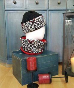 traditional pattern circle scarf
