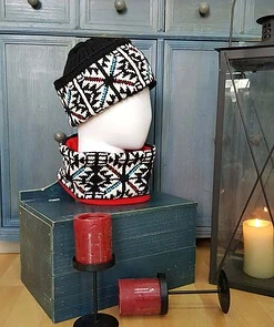 Jacquard Circle scarf