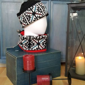 Jacquard Circle scarf