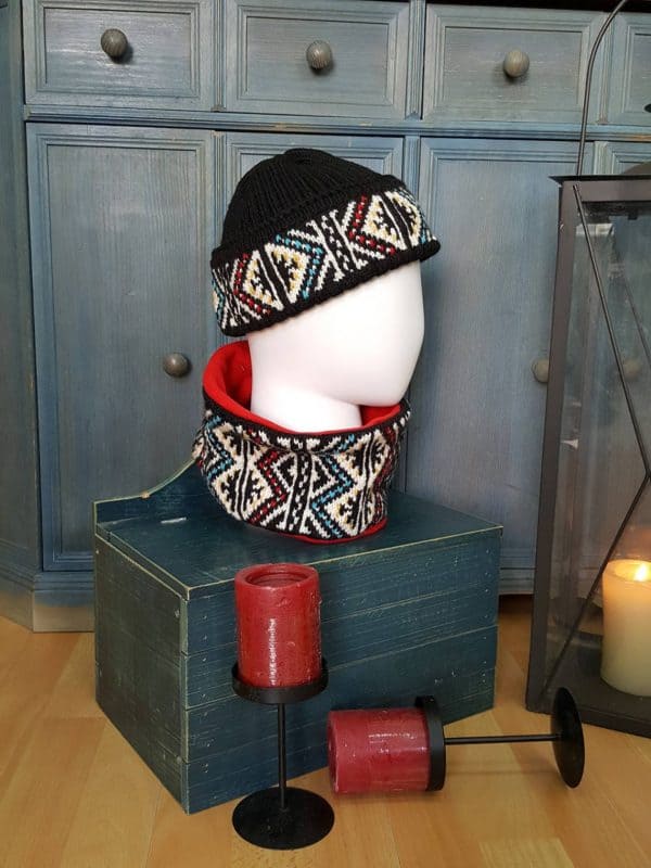 Winter Jacquard scarf